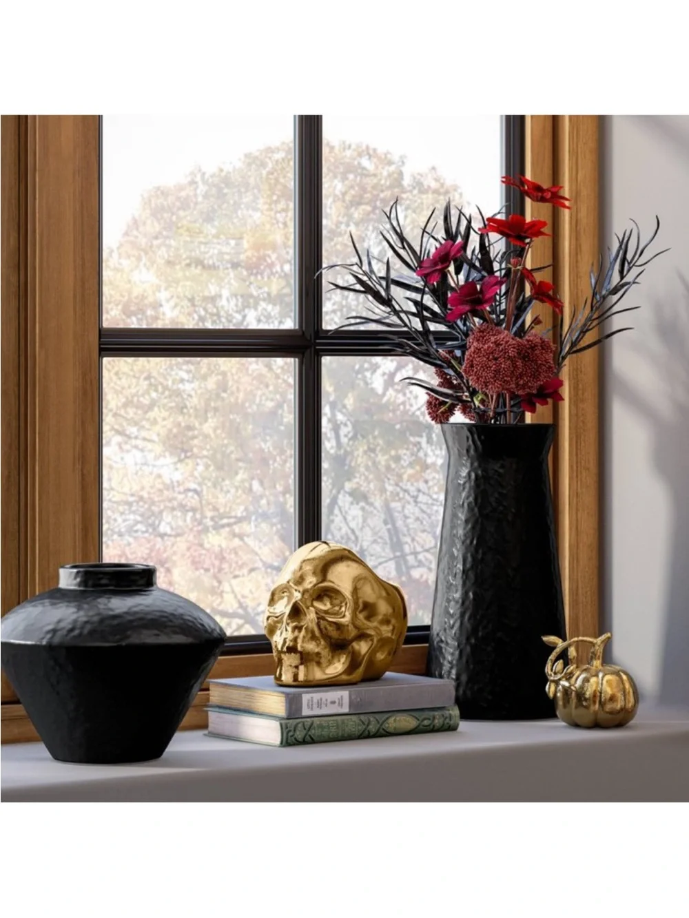 Threshold - Small Modern Vase Black | New